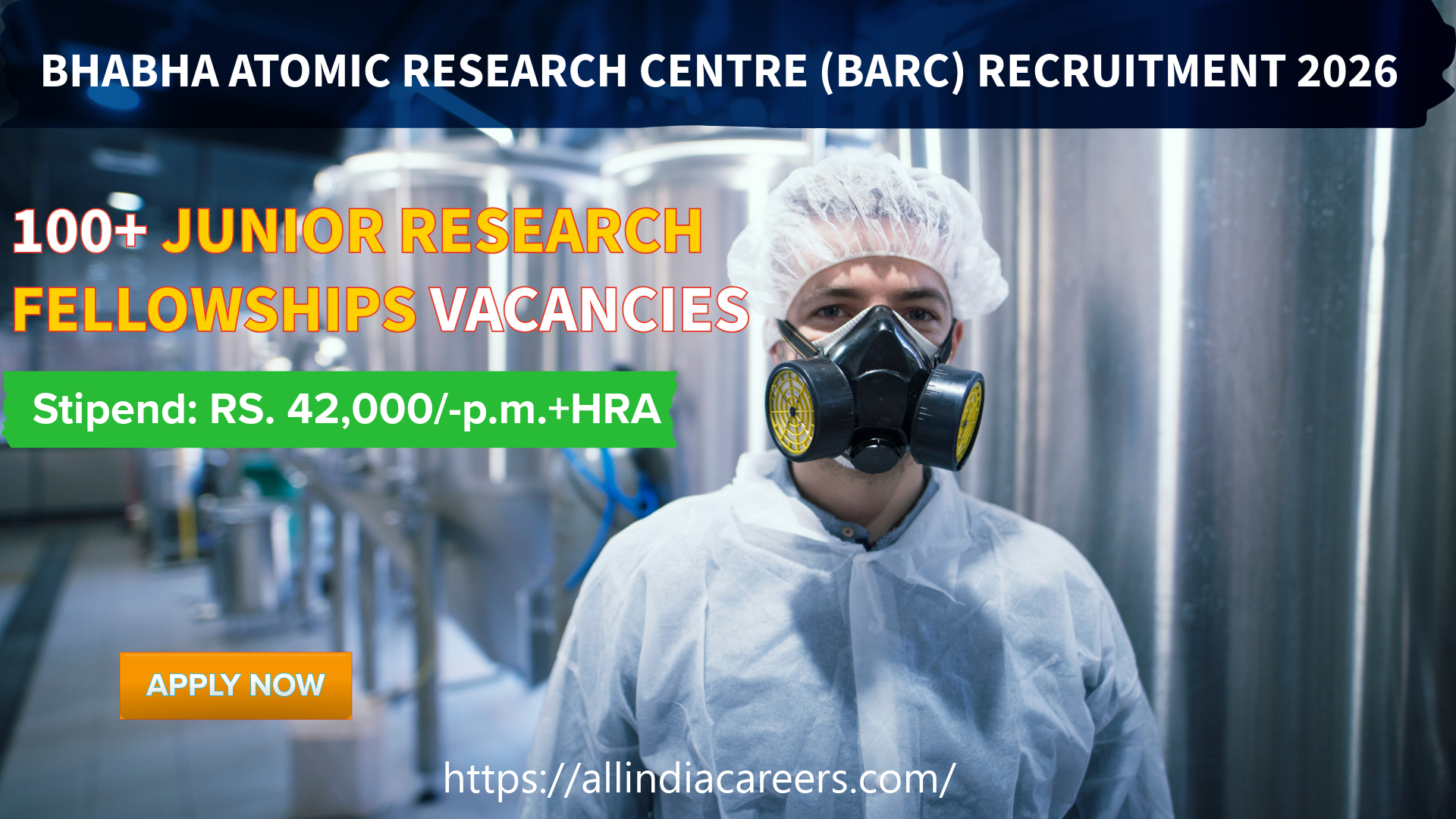 Read more about the article BARC Junior Research Fellowships Recruitment 2026: Apply Online for 105 JRF Vacancies