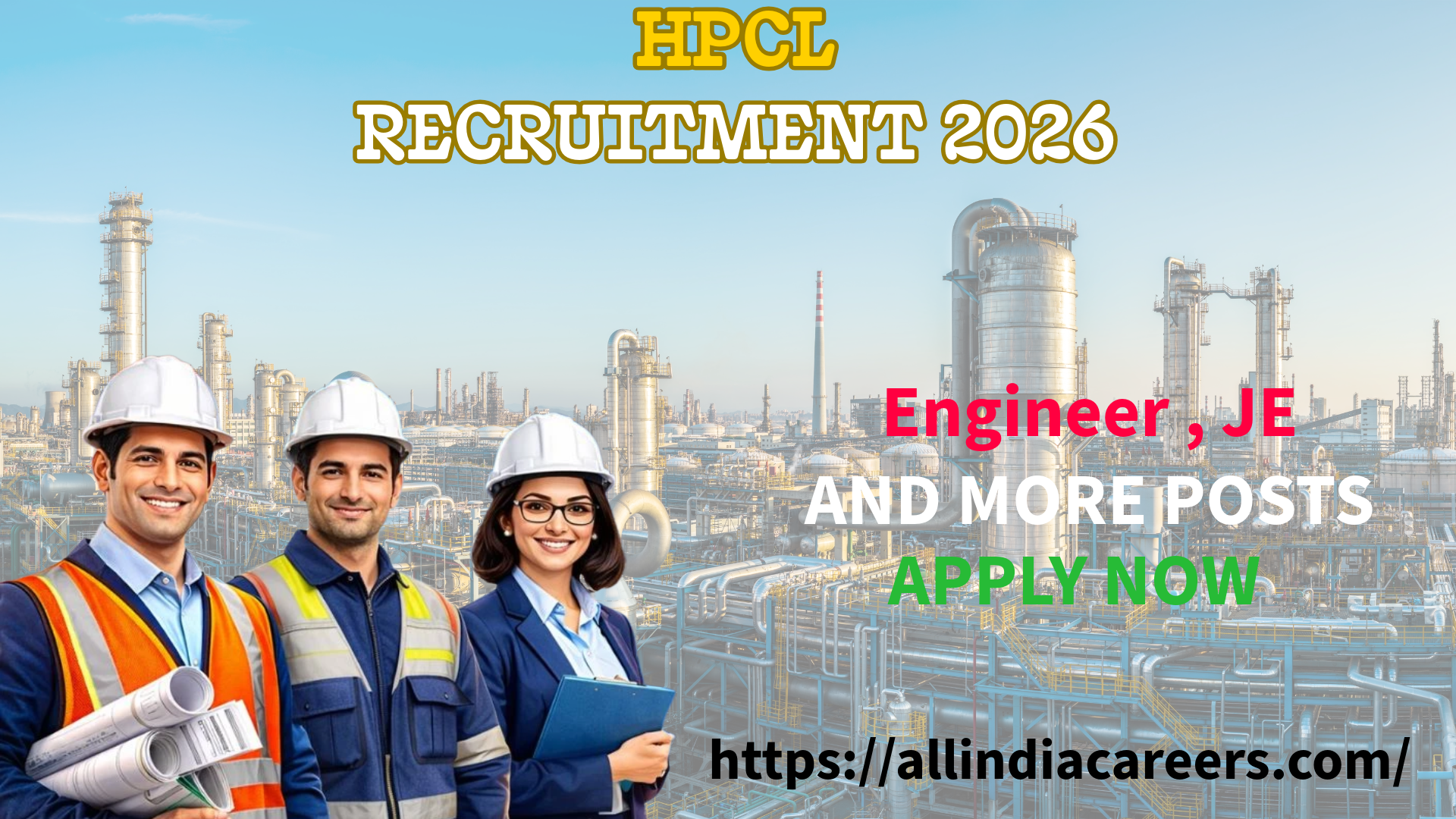 Read more about the article HPCL Recruitment 2026 Apply Online – 731 Junior Executive, Engineer Vacancies